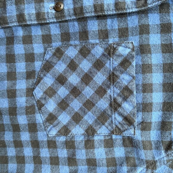 Madewell Buffalo Check Flannel Button Down Shirt - Picture 6 of 12